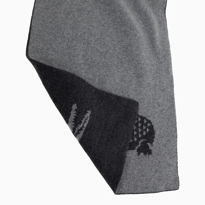 Intersia Crocodile Double Face Scarf