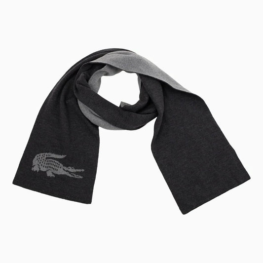 Intersia Crocodile Double Face Scarf