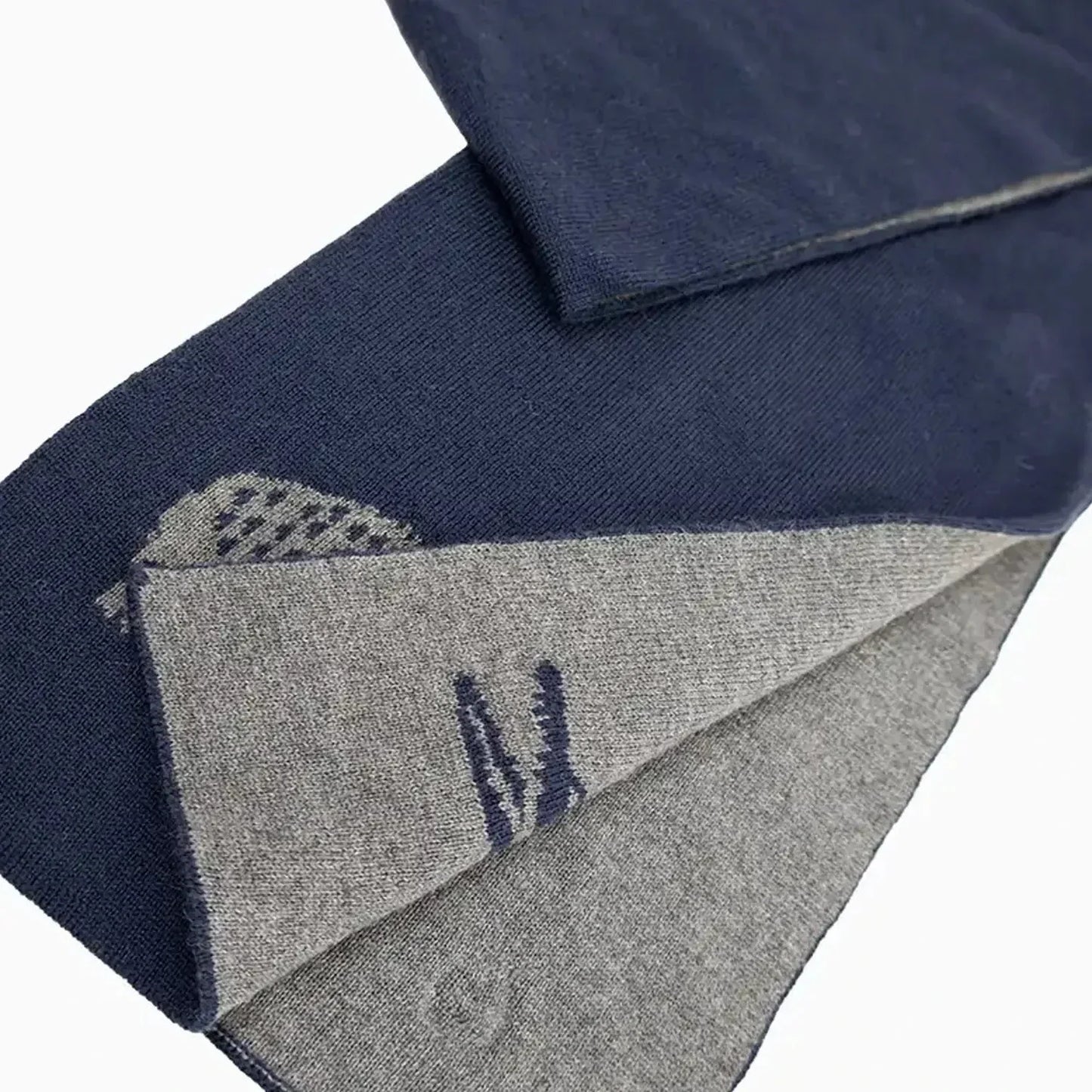 Intersia Crocodile Double Face Scarf