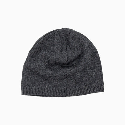 Jacquard Crocodile Wool Reversible Beanie Hat