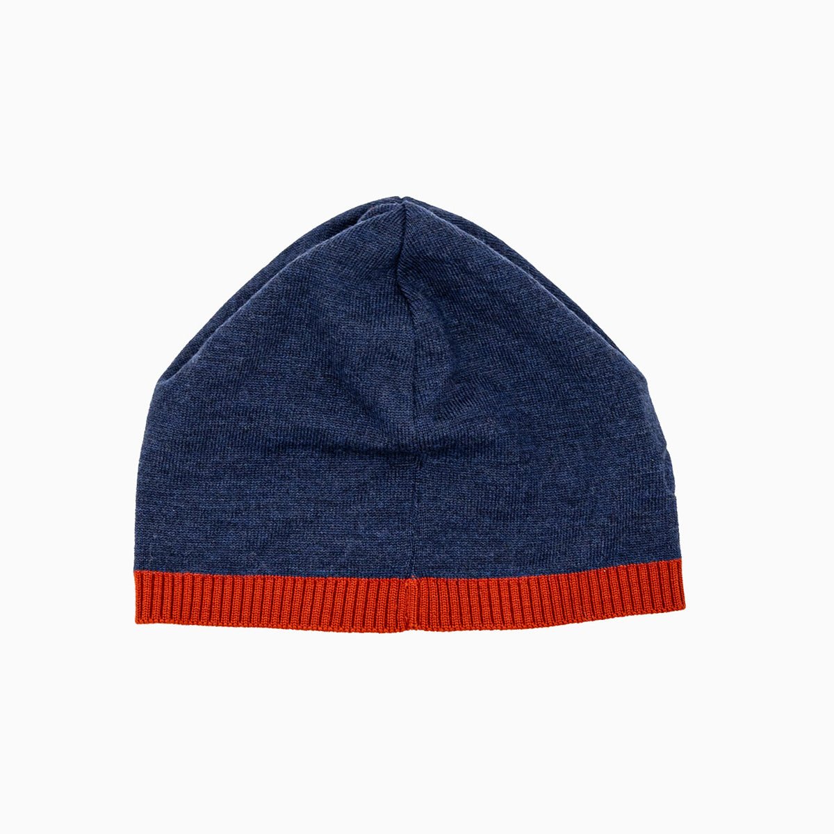 Jacquard Crocodile Wool Reversible Beanie Hat