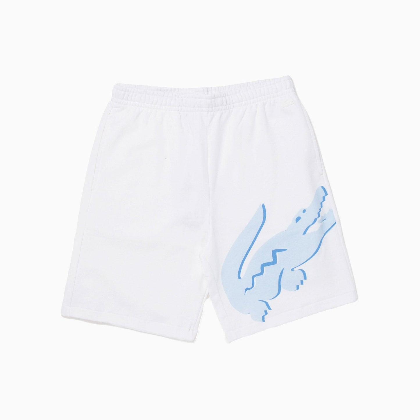 Men's Oversized Crocodile Print Organic Cotton Shorts