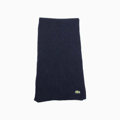 Ribbed Crocodile Wool Scarf
