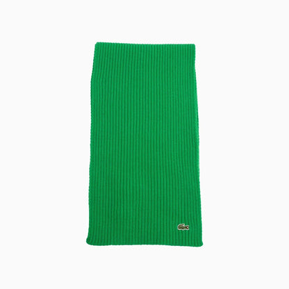 Ribbed Crocodile Wool Scarf