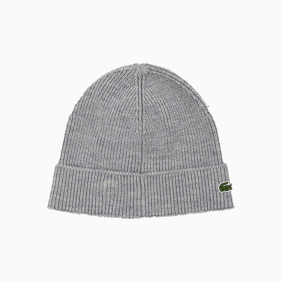 Ribbed Wool Turned Edge Beanie Hat