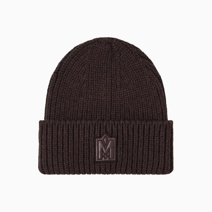 JUDE-M Hand Knit Toque With Ribbed Cuff Beanie Hat