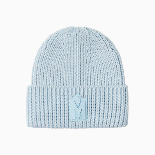 JUDE-MZ Hand Knit Toque With Ribbed Cuff Beanie Hat