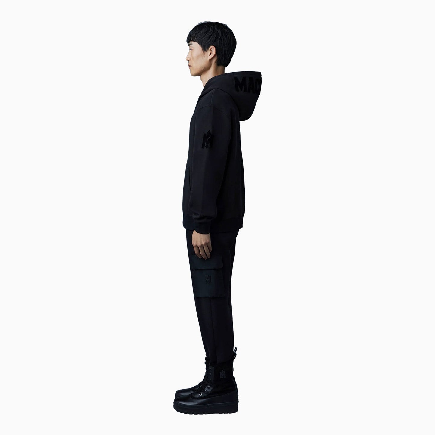 KRYS Pull Over Hoodie With Velvet Embroidery