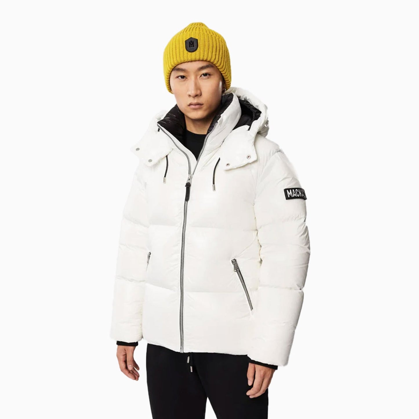 Men's KENT Lustrous Light Down Jacket With Hood