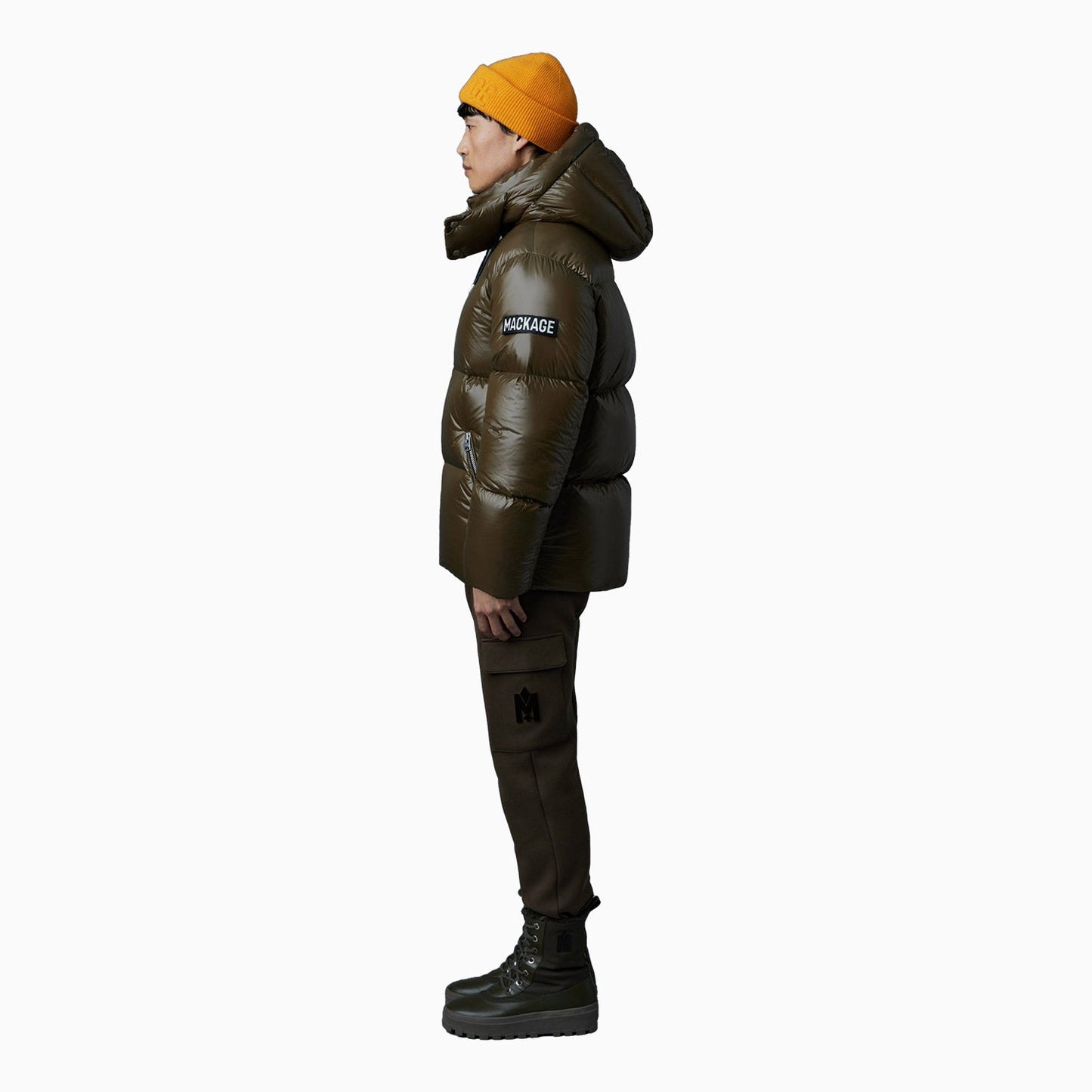Men's KENT-Z Lustrous Light Down Jacket With Hood