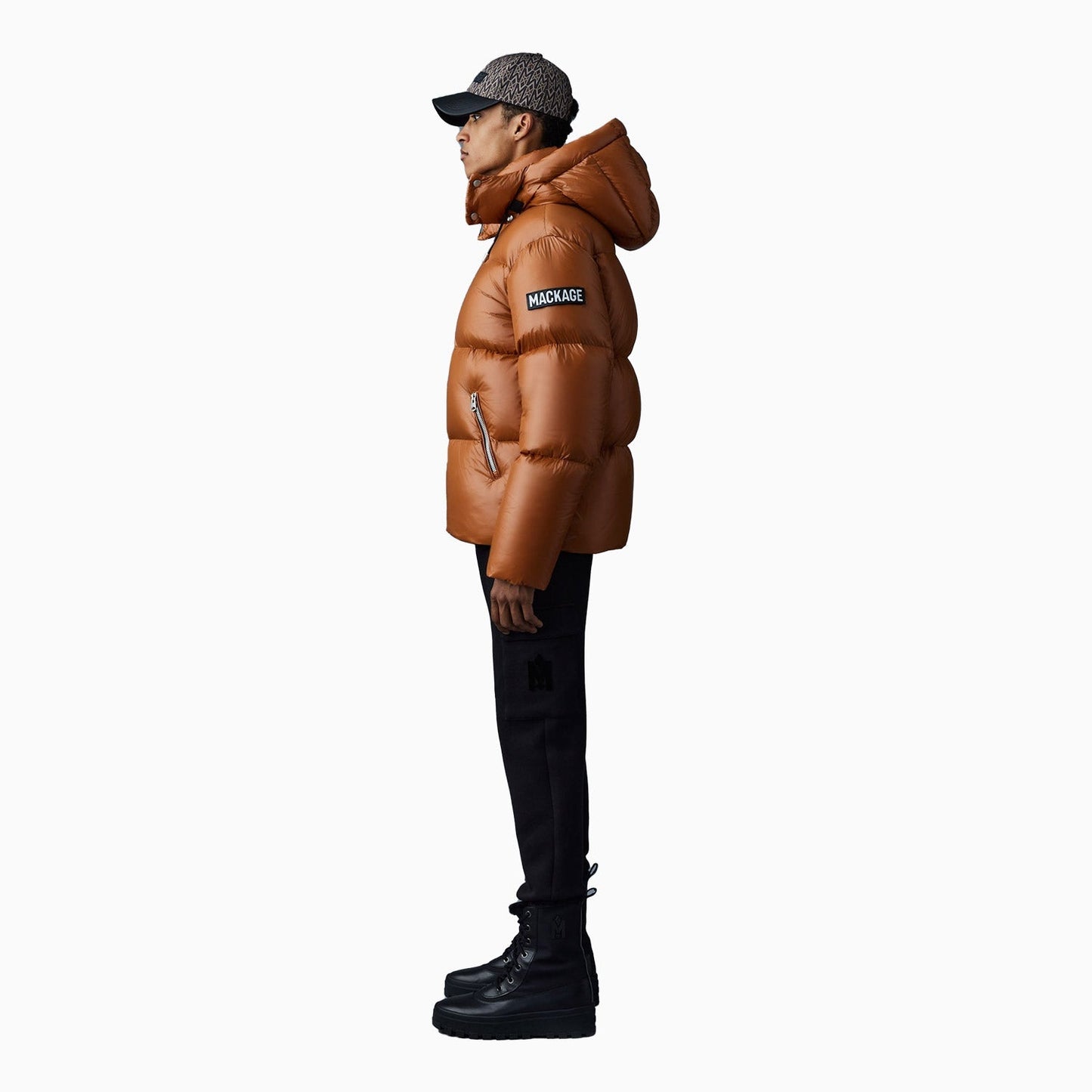 Men's KENT-Z Lustrous Light Down Jacket With Hood