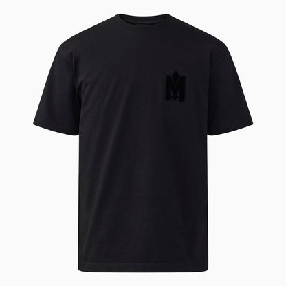 Men's Short Sleeve T-Shirt With Velvet Logo