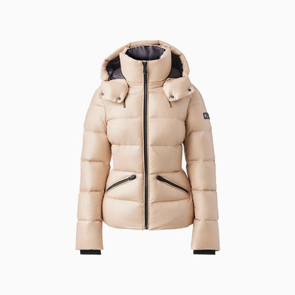 Women's MADALYN Lustrous Light Down Jacket With Hood
