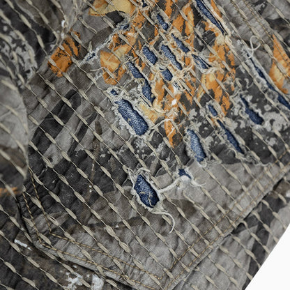 Men's Quilted Denim Jeans Pant