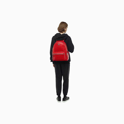 Women's Stark Side Studs Backpack in Visetos