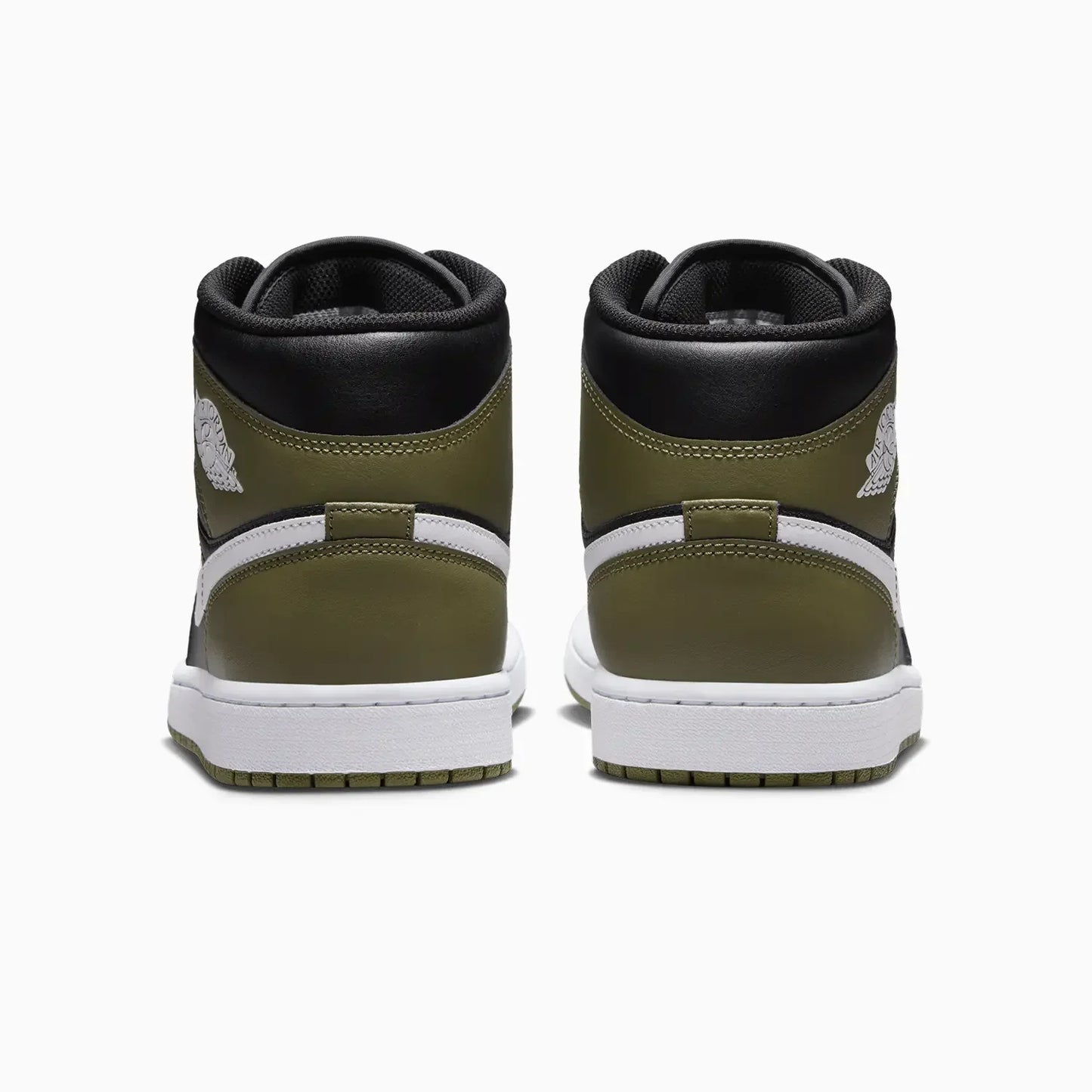 Men's Air Jordan 1 Mid "Black Medium Olive"