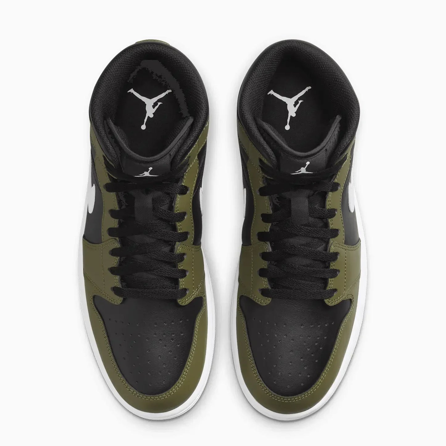 Men's Air Jordan 1 Mid "Black Medium Olive"