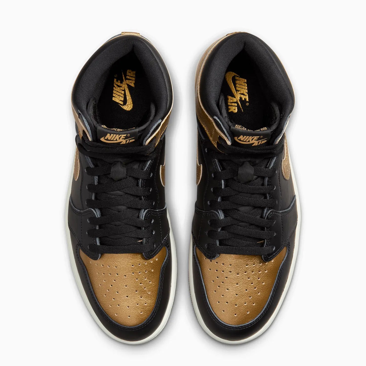 Men's Air Jordan 1 Retro High OG "Black Metallic Gold"