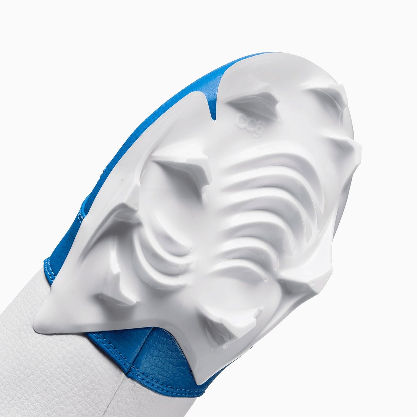 Men's Jordan 1 Low TD Football Cleat "White Black Royal"