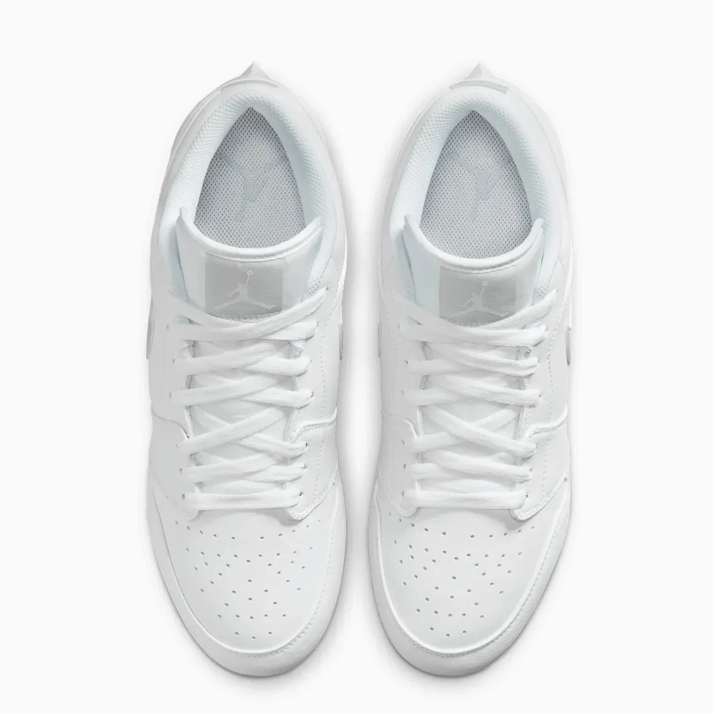Men's Jordan 1 Low TD Football Cleat "White Grey Fog"
