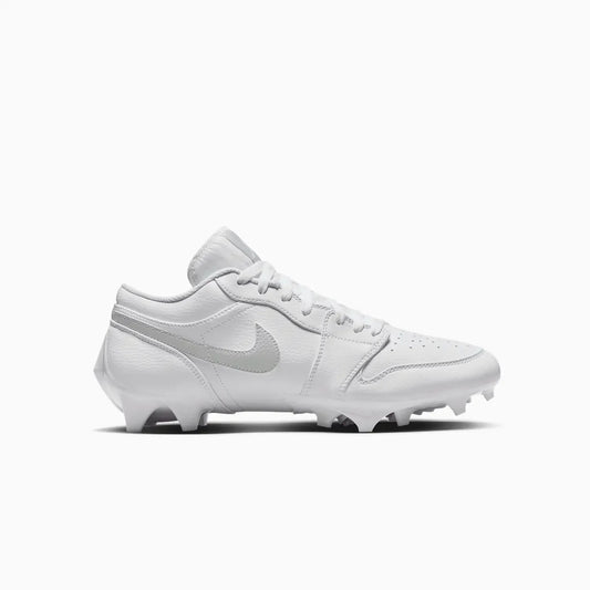 Men's Jordan 1 Low TD Football Cleat "White Grey Fog"
