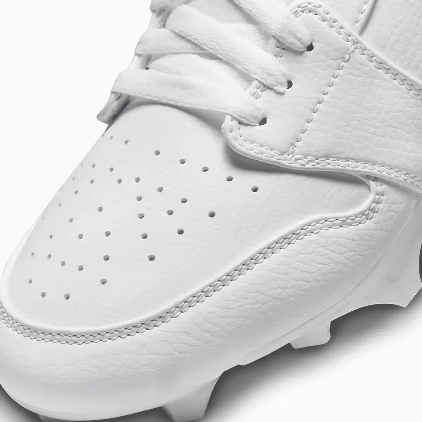Men's Jordan 1 Low TD Football Cleat "White Grey Fog"