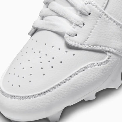 Men's Jordan 1 Low TD Football Cleat "White Grey Fog"