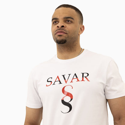 Men's Savar Double Logo Short Sleeves T-Shirt