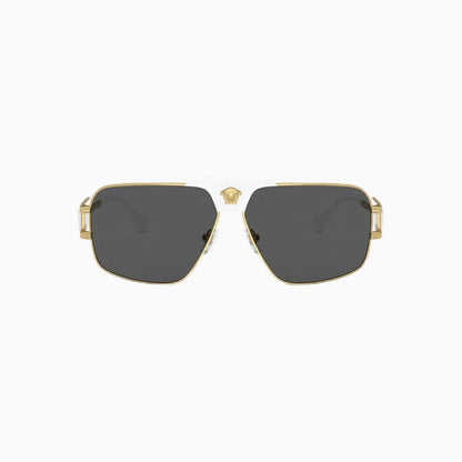 Men's Versace Special Project Aviator Sunglasses