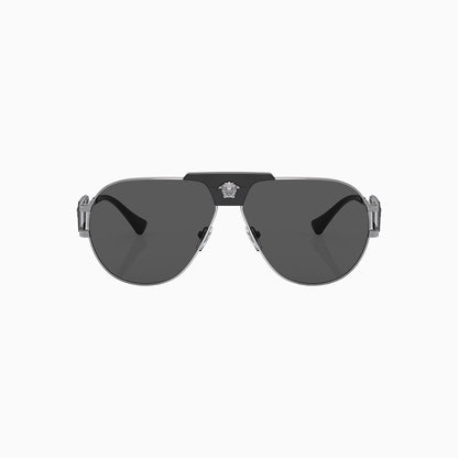 Men's Versace Special Project Aviator Sunglasses