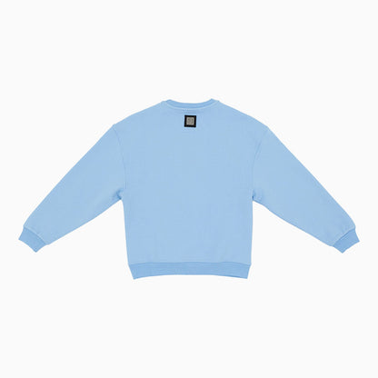 Kid's Embroidery Crew Neck Sweatshirt