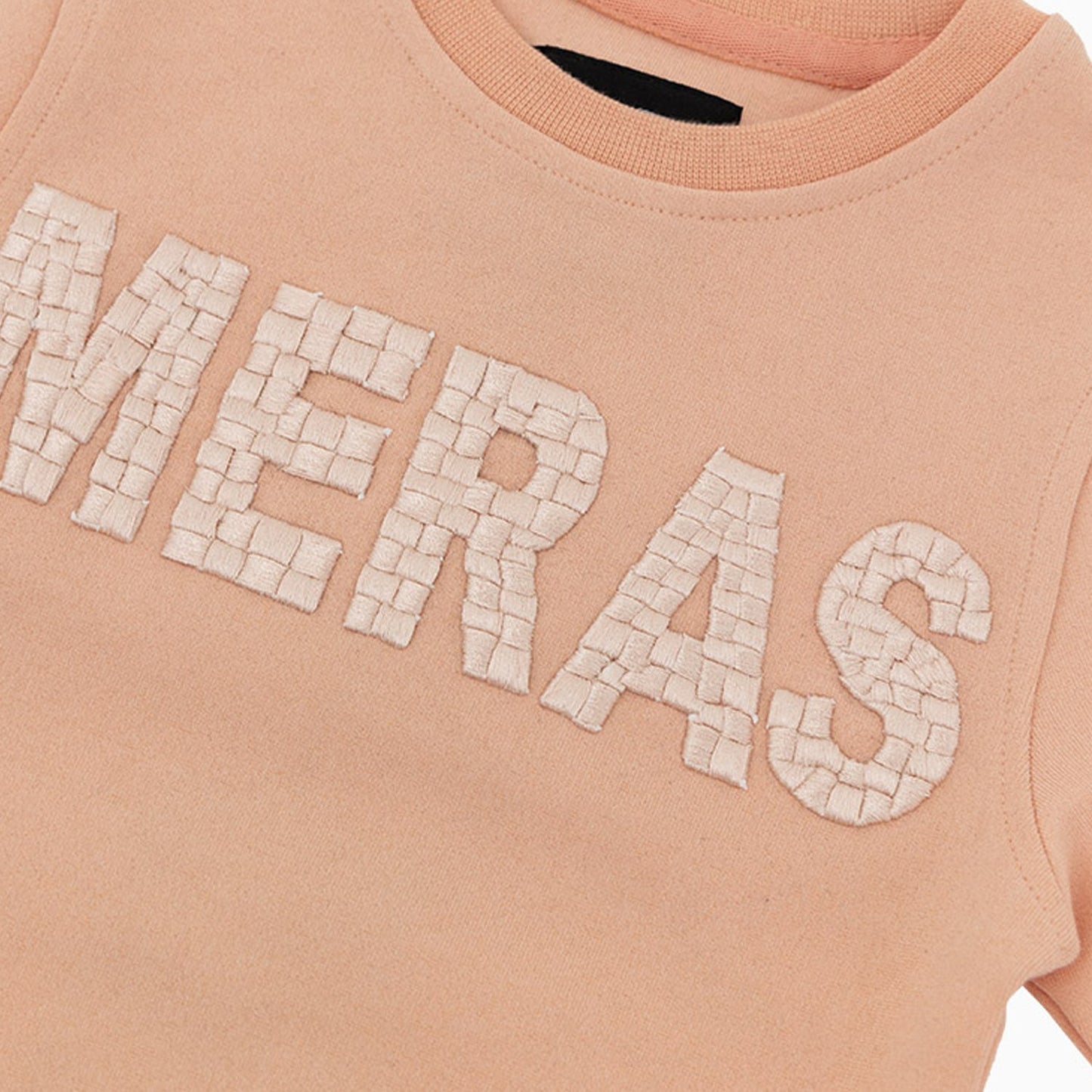 Kid's Embroidery Crew Neck Sweatshirt