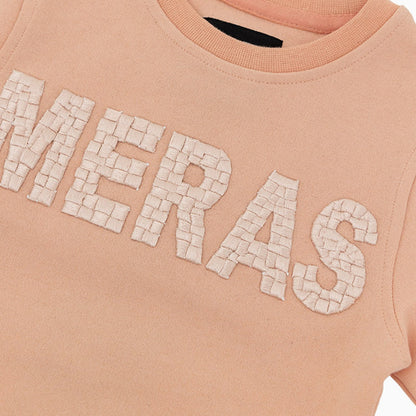 Kid's Embroidery Crew Neck Sweatshirt