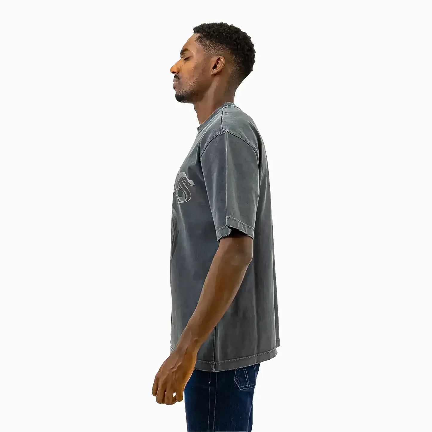 Men's Bull Dog Crew Neck T-Shirt
