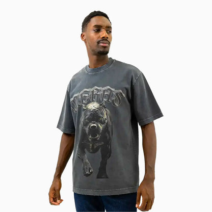 Men's Bull Dog Crew Neck T-Shirt