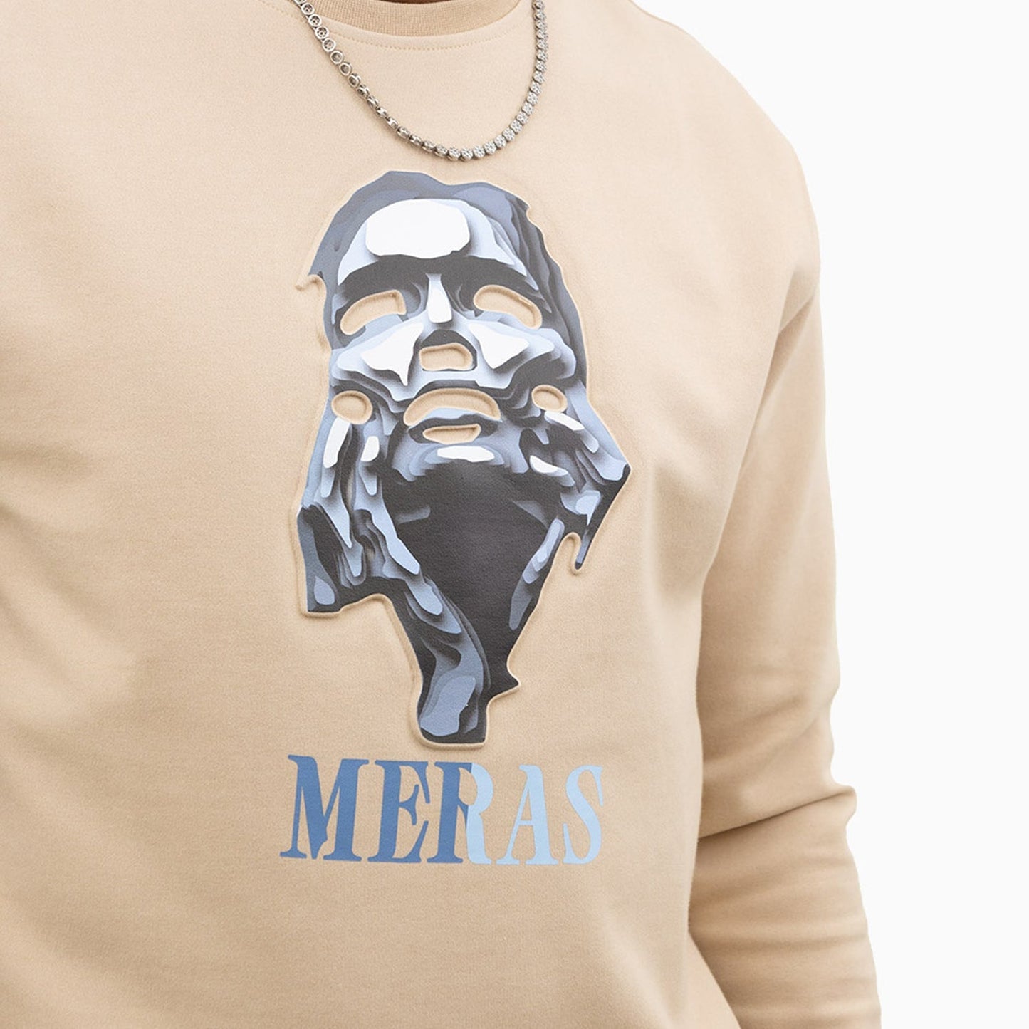 Men's Grey Lady Crew Neck Sweatshirt