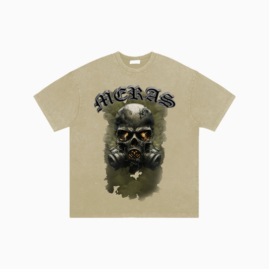 Men's Skull Mask Crew Neck T-Shirt