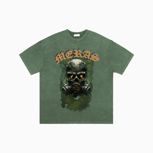 Men's Skull Mask Crew Neck T-Shirt