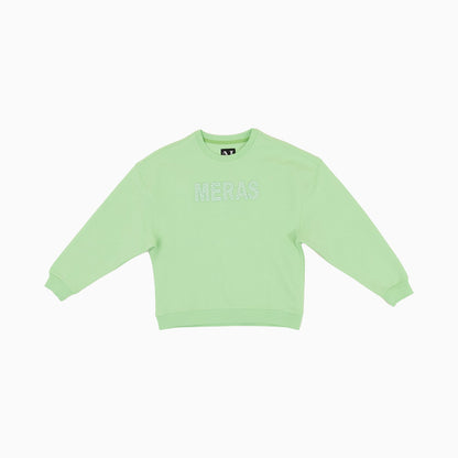 Women's Embroidery Crew Neck Sweatshirt