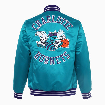 Kid's Charlotte Hornets Heavyweight NBA Satin Jacket