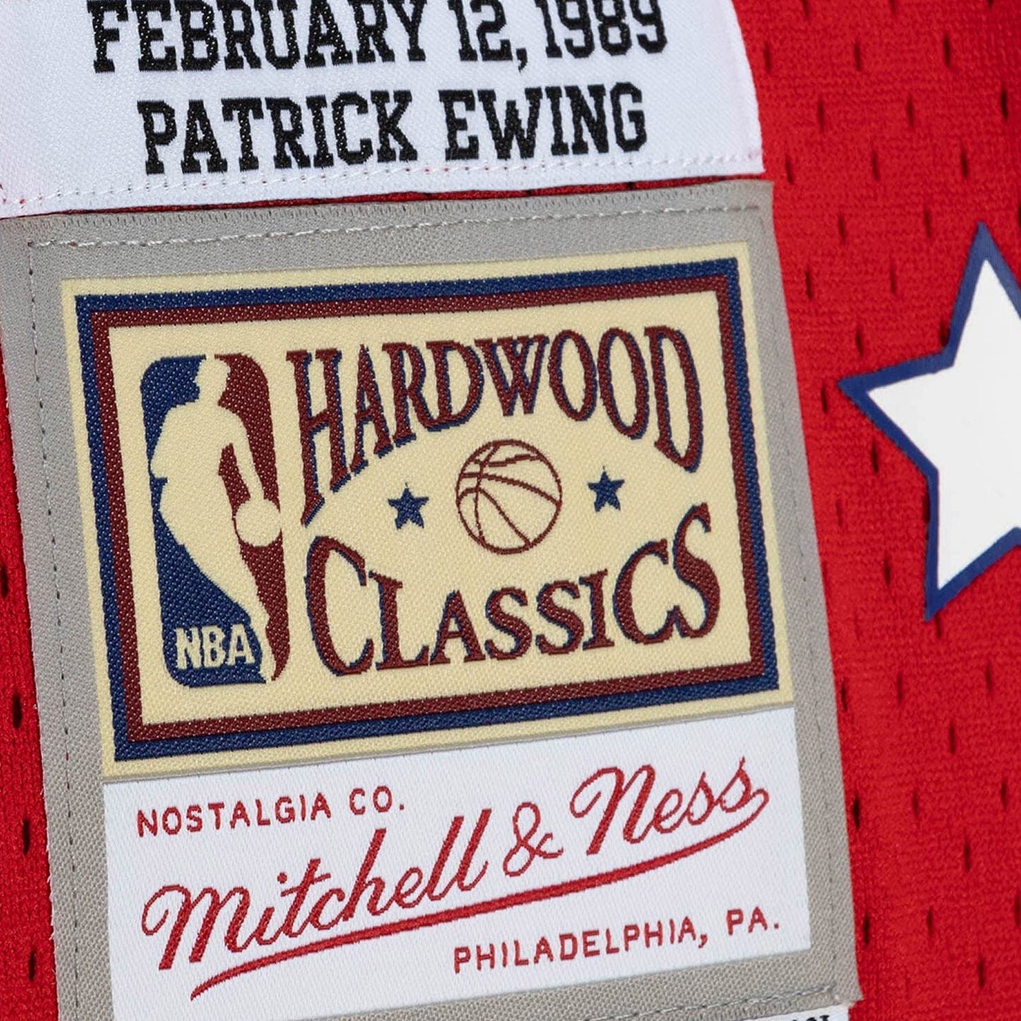 Swingman Jersey All Star East 1989-90 Patrick Ewing