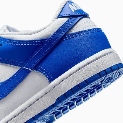 Kid's Dunk Low "White Hyper Royal" Pre-School