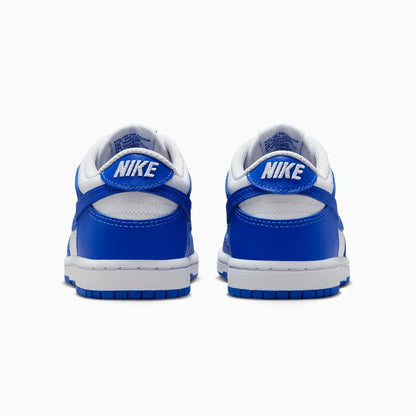 Kid's Dunk Low "White Hyper Royal" Pre-School