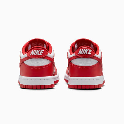 Kid's Dunk Low "White University Red" Grade School