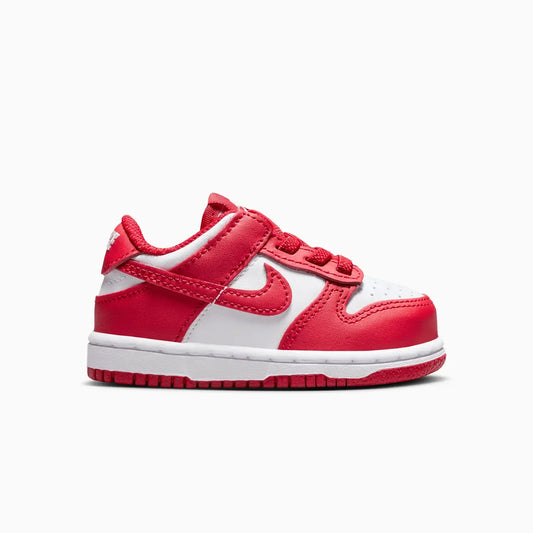 Kid's Dunk Low "White University Red" Toddlers