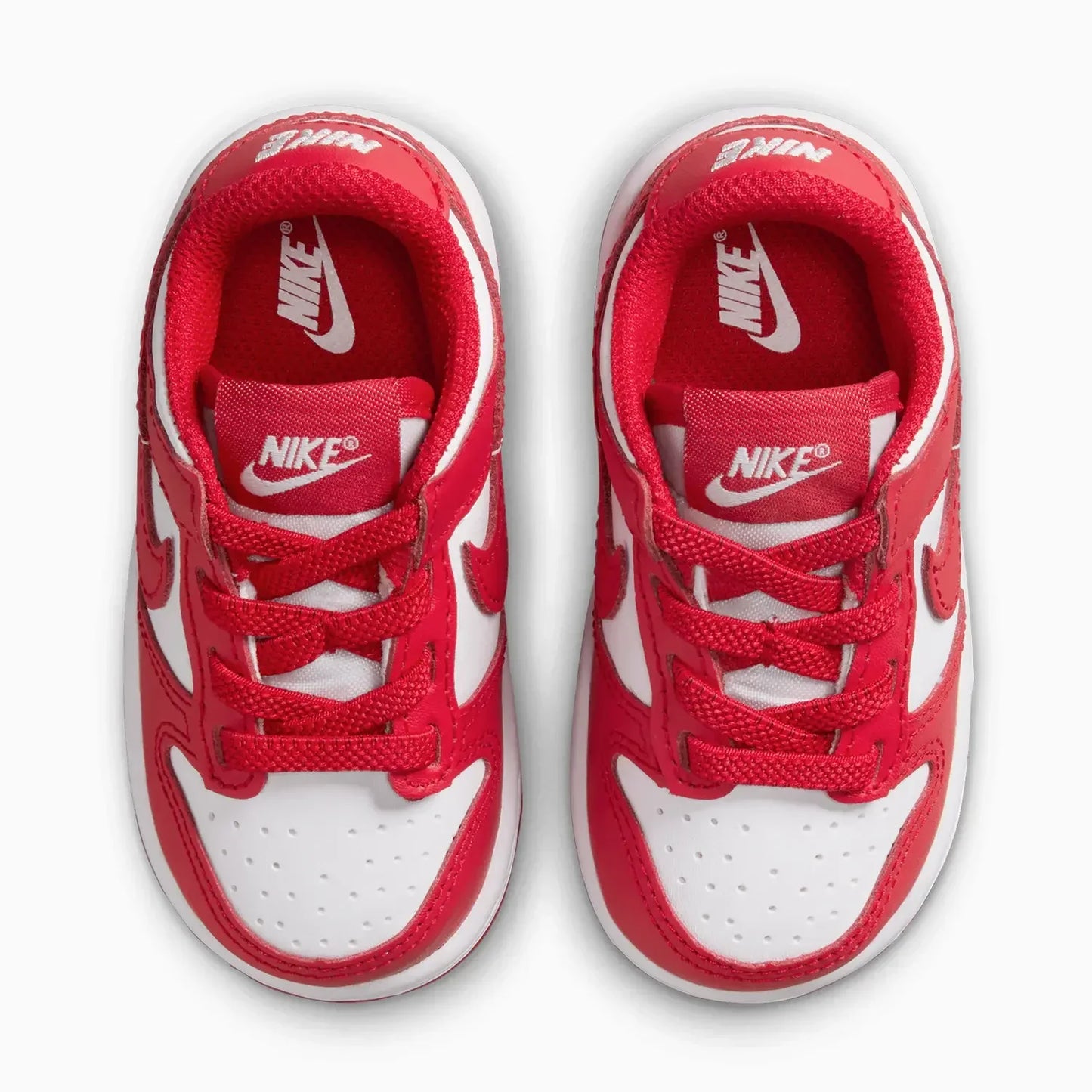 Kid's Dunk Low "White University Red" Toddlers