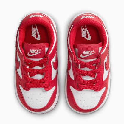 Kid's Dunk Low "White University Red" Toddlers