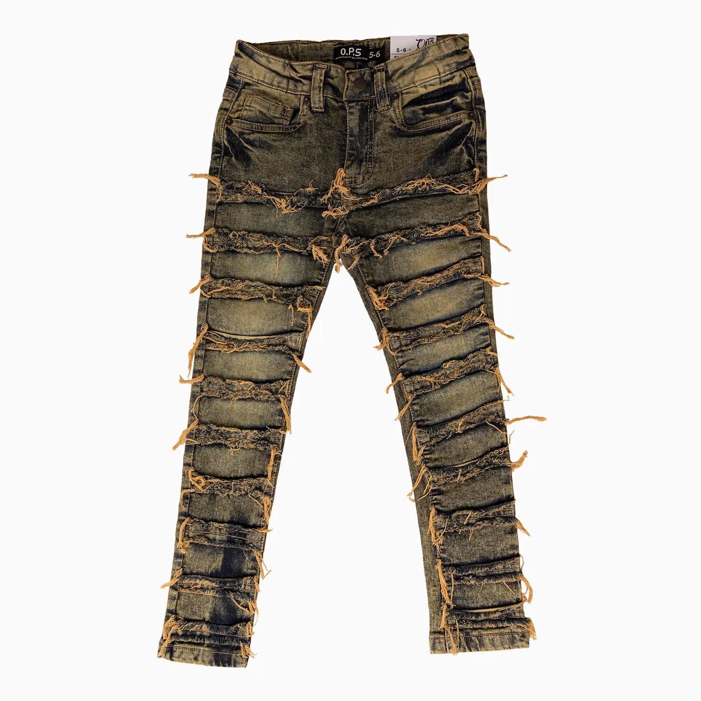 Kid's Distressed Ripped Denim Jeans Pant