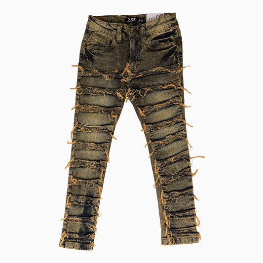 Kid's Distressed Ripped Denim Jeans Pant
