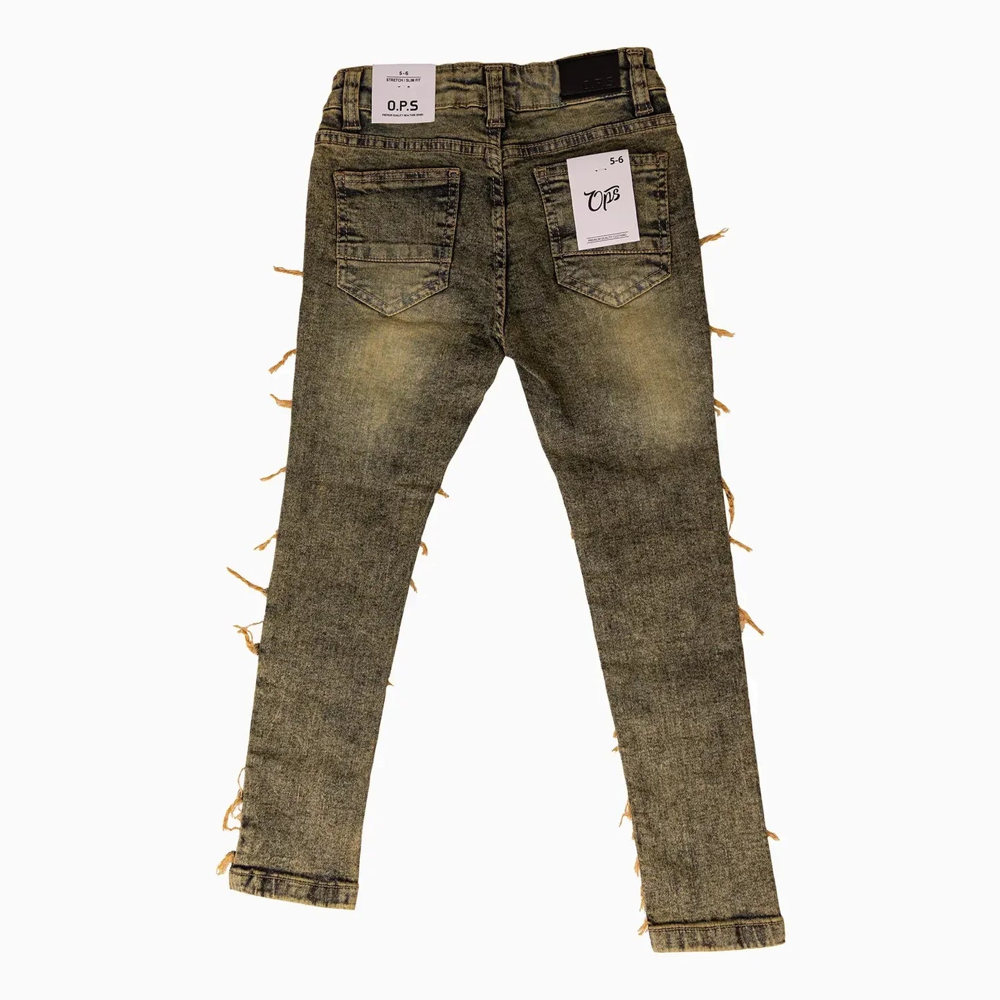 Kid's Distressed Ripped Denim Jeans Pant